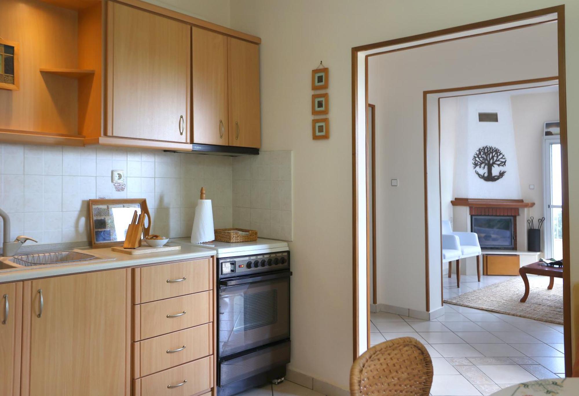 Olympus Beach Aigani Family House מראה חיצוני תמונה
