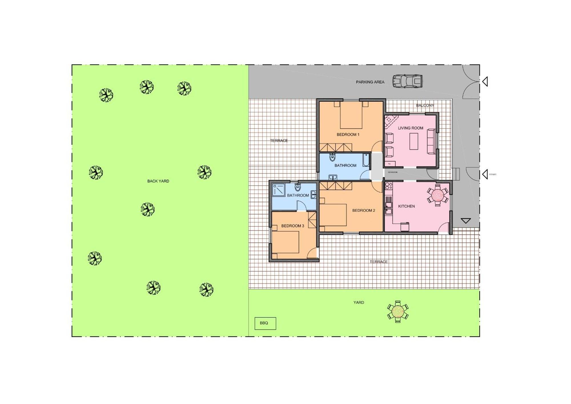 Olympus Beach Aigani Family House מראה חיצוני תמונה